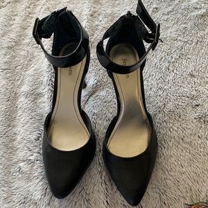 Style & Co. Black Heels with Ankle Strap